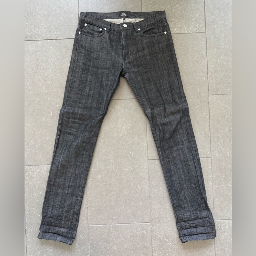 A.P.C. Charcoal Denim Jeans